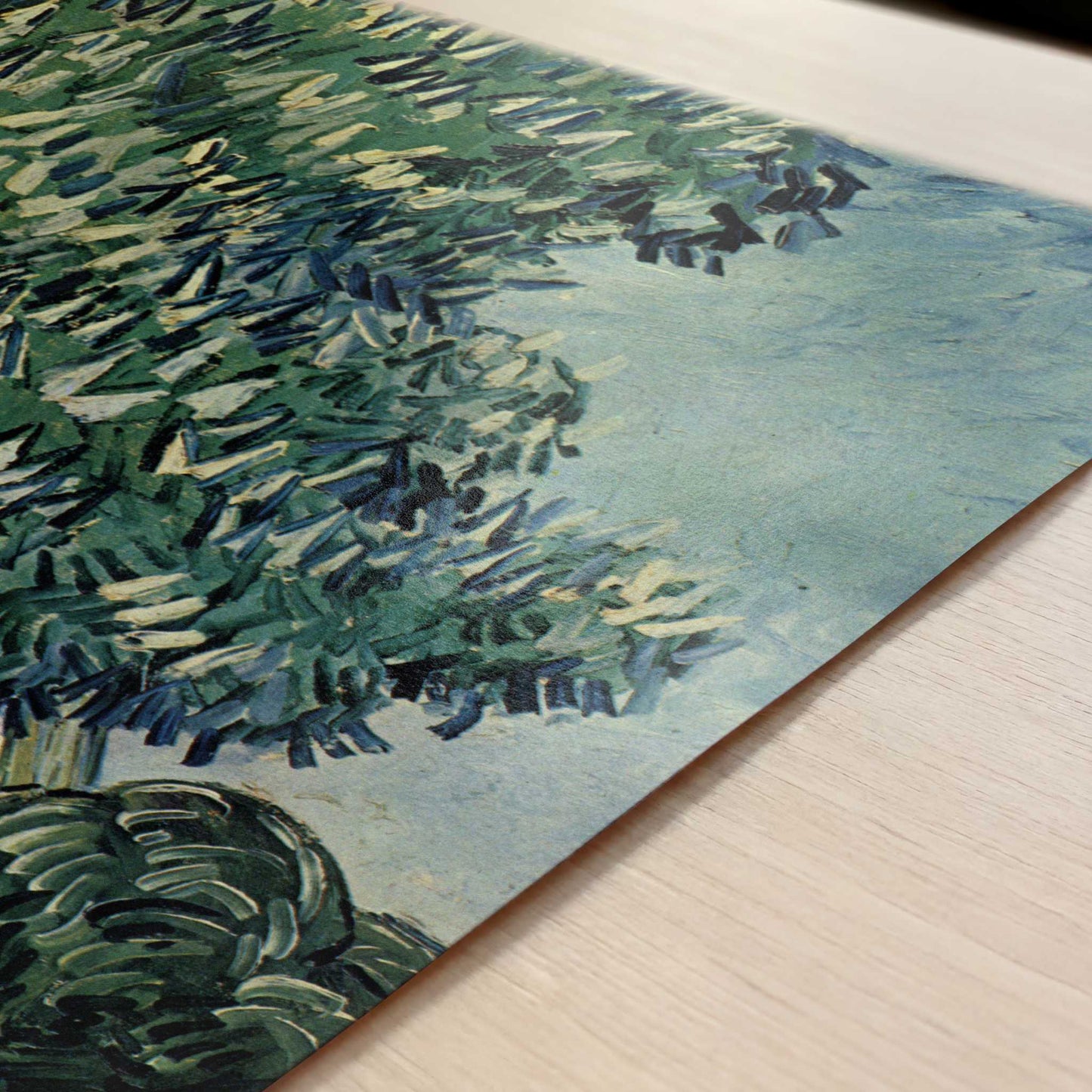 Chestnut Tree in Blossom (1890) by Van Gogh – Art Print - Close-up detail of the art print