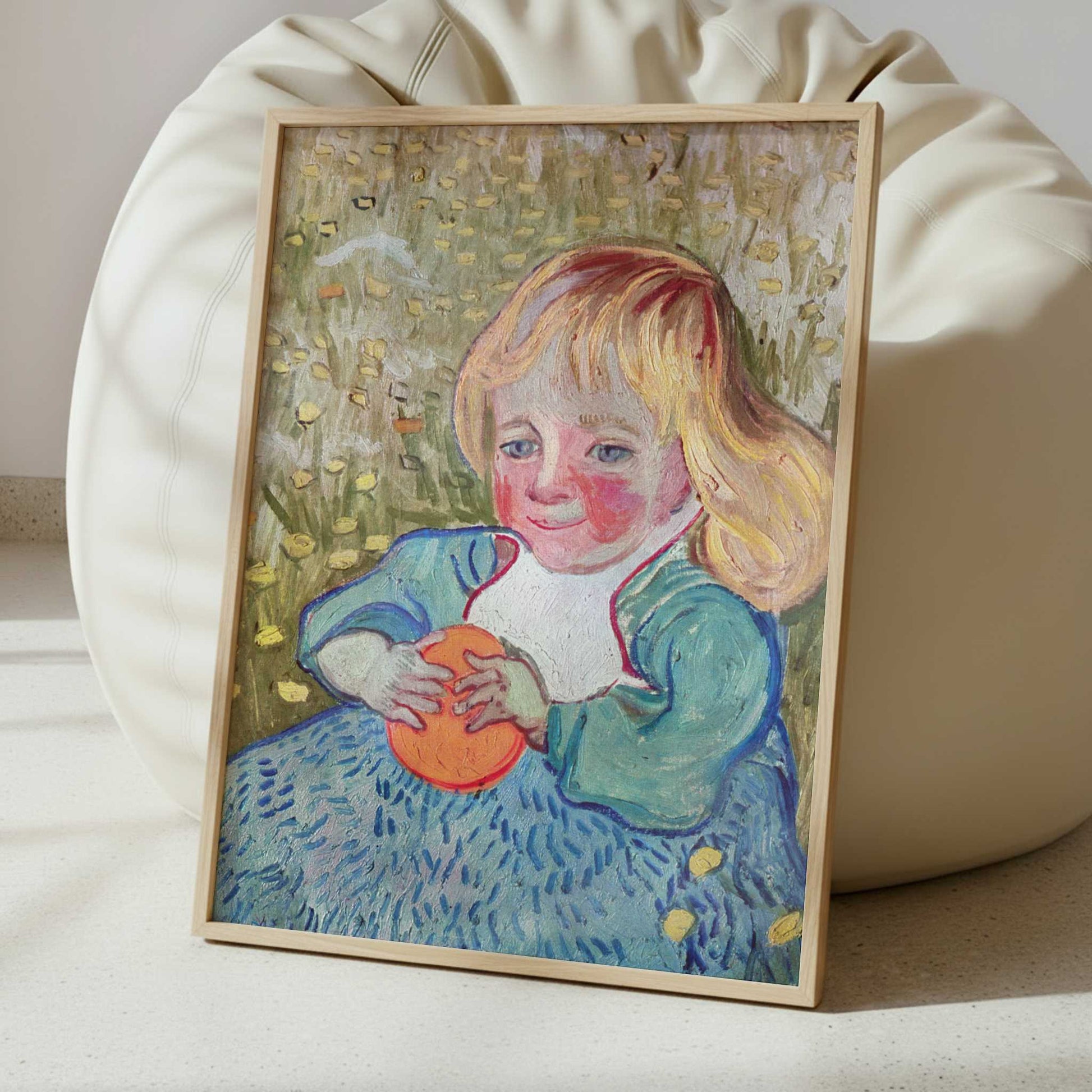 Child with Orange (1890) by Vincent van Gogh – Art Print - Interior inspiration