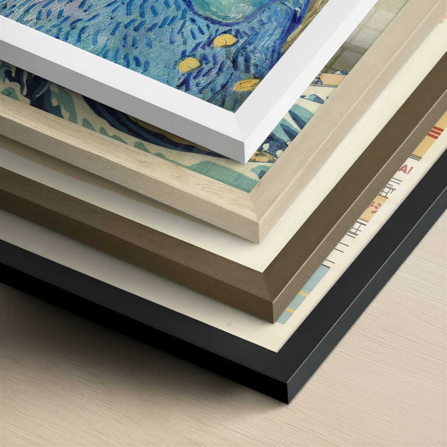 Child with Orange (1890) by Vincent van Gogh – Art Print - Close-up detail of the different frames