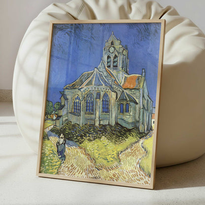 Church at Auvers (1890) by Vincent van Gogh – Art Print - Interior inspiration