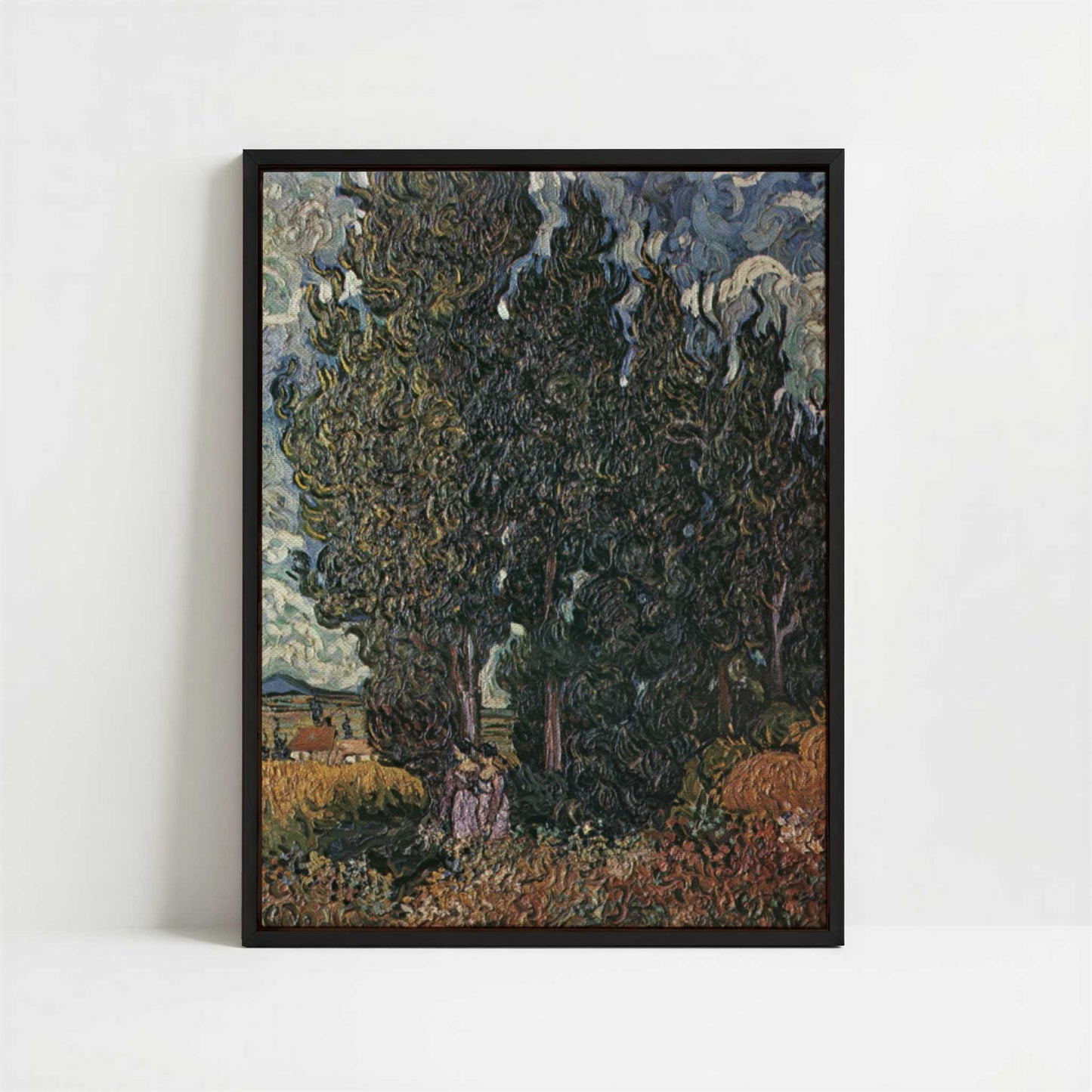 Framed Canvas - Framed canvas in black frame