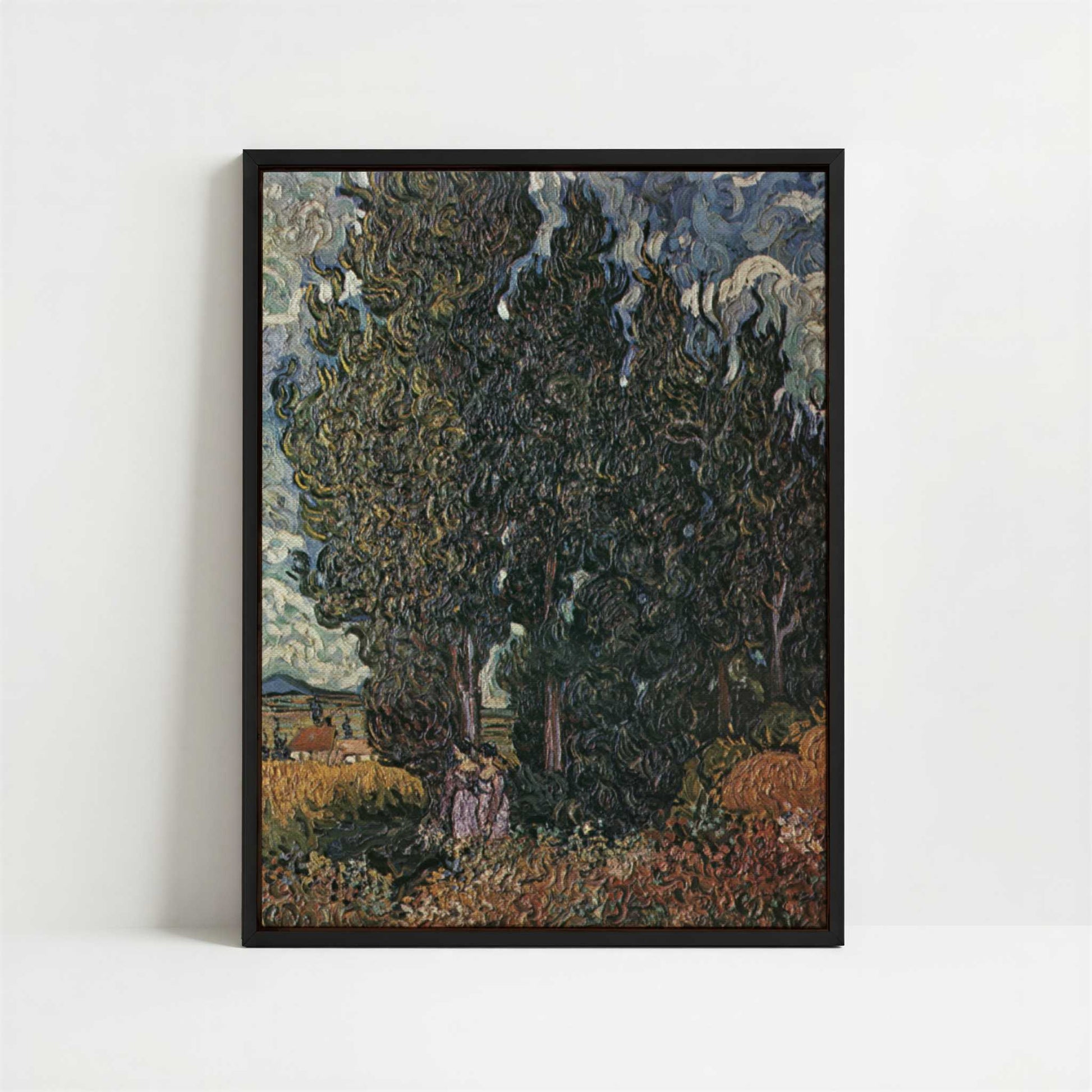 Framed Canvas - Framed canvas in black frame