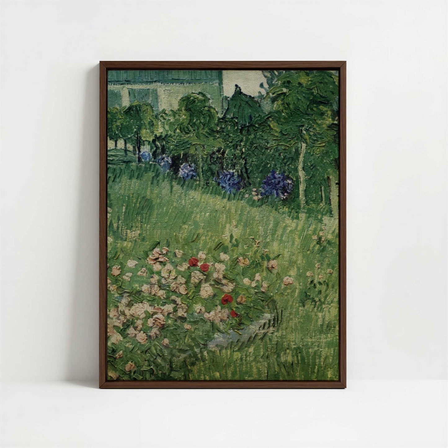 Framed Canvas - Framed canvas in dark wood color frame