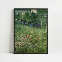 Daubigny's Garden (1890) by Vincent van Gogh – Art Print - Art print in black frame