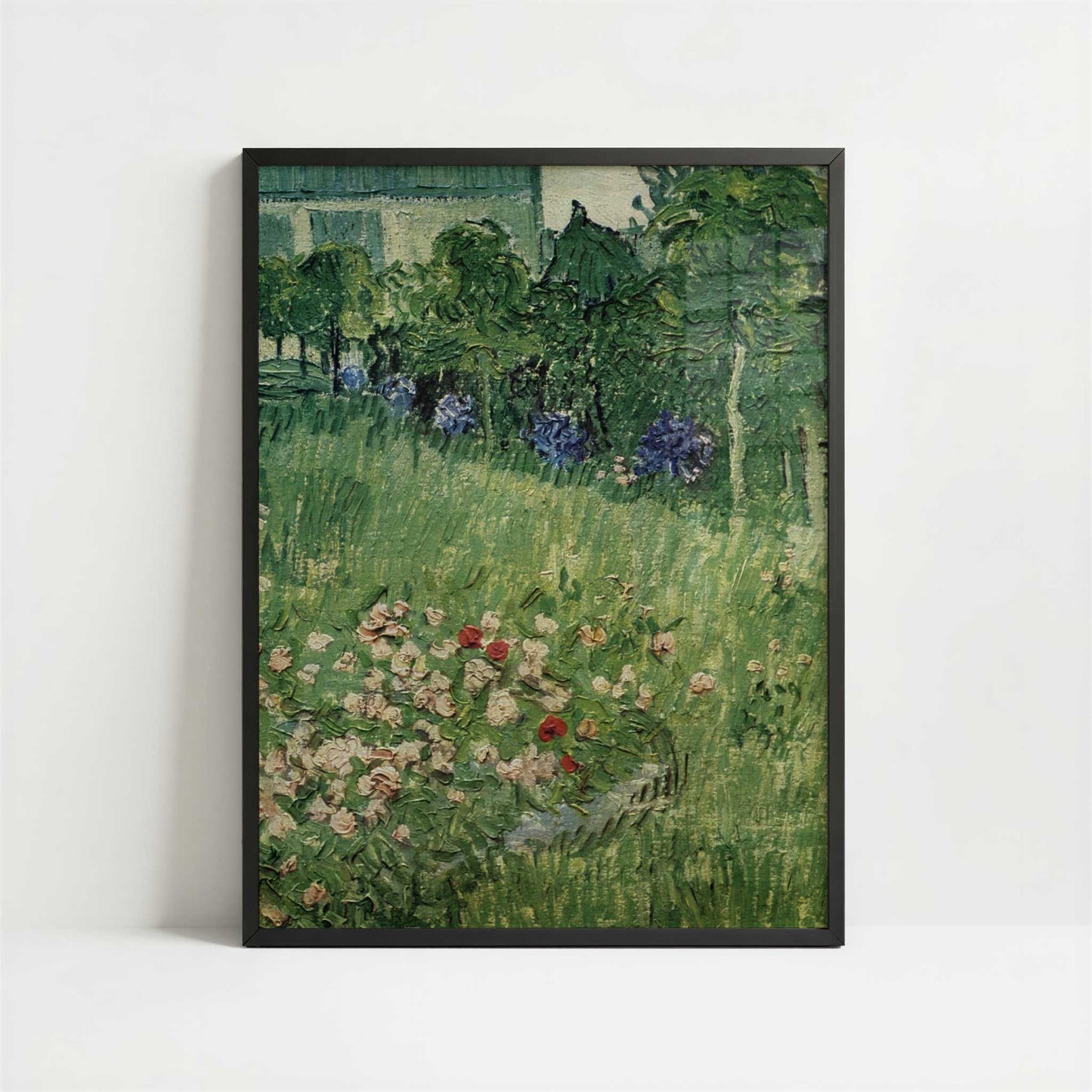 Daubigny's Garden (1890) by Vincent van Gogh – Art Print - Art print in black frame