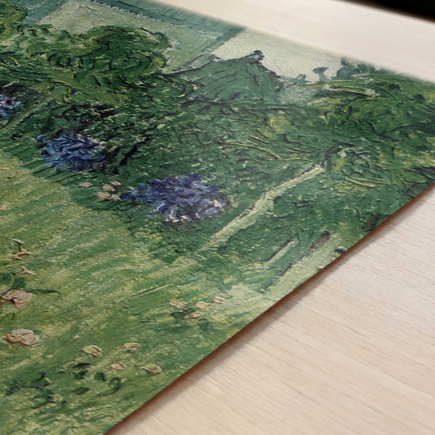 Daubigny's Garden (1890) by Vincent van Gogh – Art Print - Close-up detail of the art print