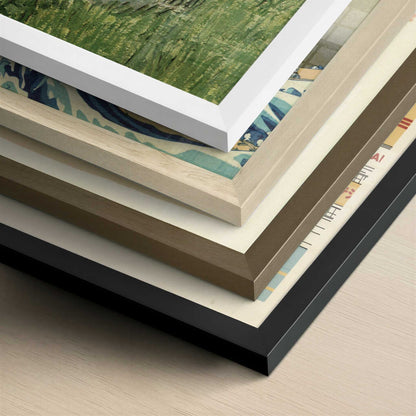 Daubigny's Garden (1890) by Vincent van Gogh – Art Print - Close-up detail of the different frames