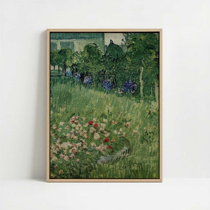 Framed Canvas - Framed canvas in oak color frame