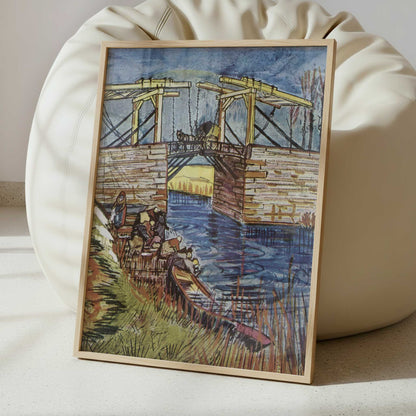 Drawbridge 1 (1888) by Vincent van Gogh – Art Print - Interior inspiration