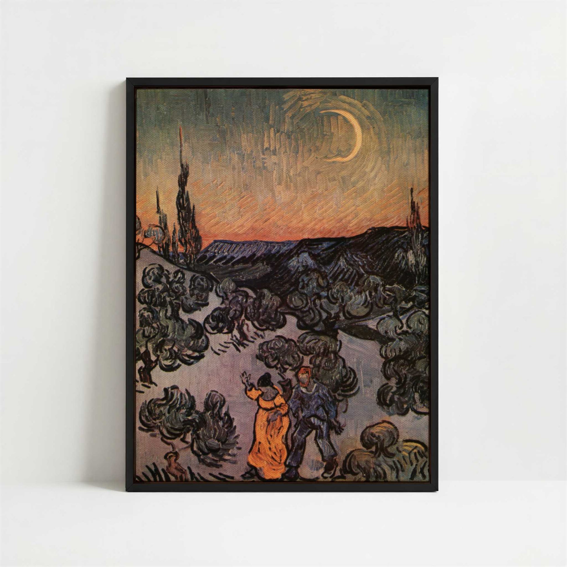 Framed Canvas - Framed canvas in black frame