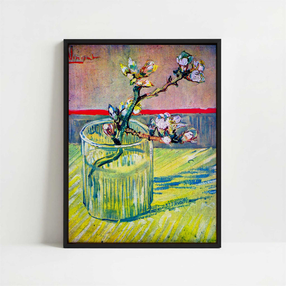 Framed Canvas - Framed canvas in black frame