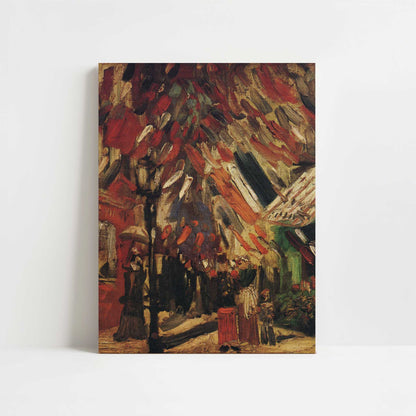 Fourteenth of July in Paris (1880s) by Van Gogh – Art Print - Unframed art print