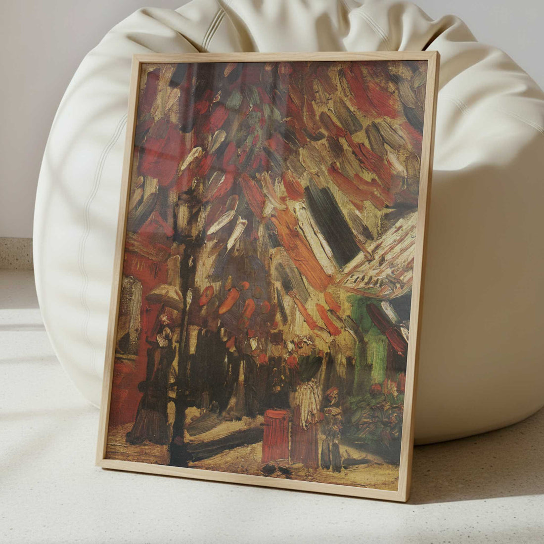 Fourteenth of July in Paris (1880s) by Van Gogh – Art Print - Interior inspiration