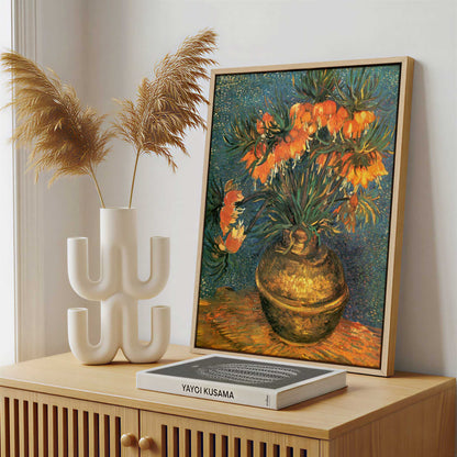 Framed Canvas - Framed canvas in a stylish interior setting