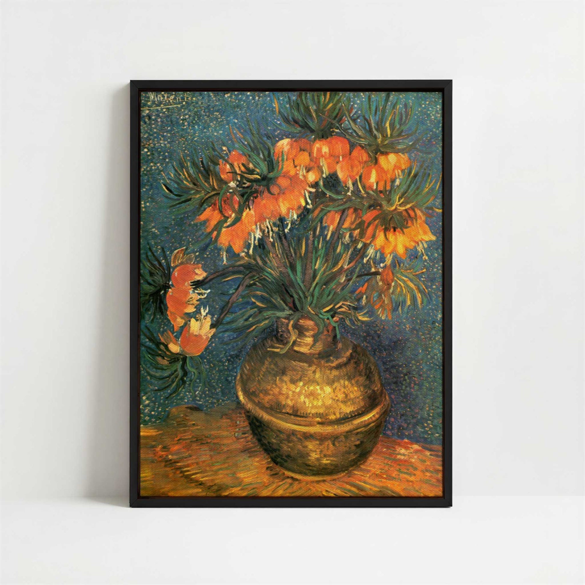 Framed Canvas - Framed canvas in black frame