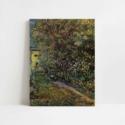 Garden of St. Paul's Hospital, Saint-Remy (1889) by Van Gogh – Art Print - Unframed art print