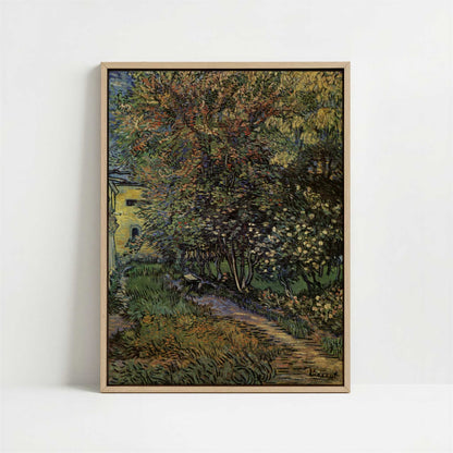 Framed Canvas - Framed canvas in oak color frame