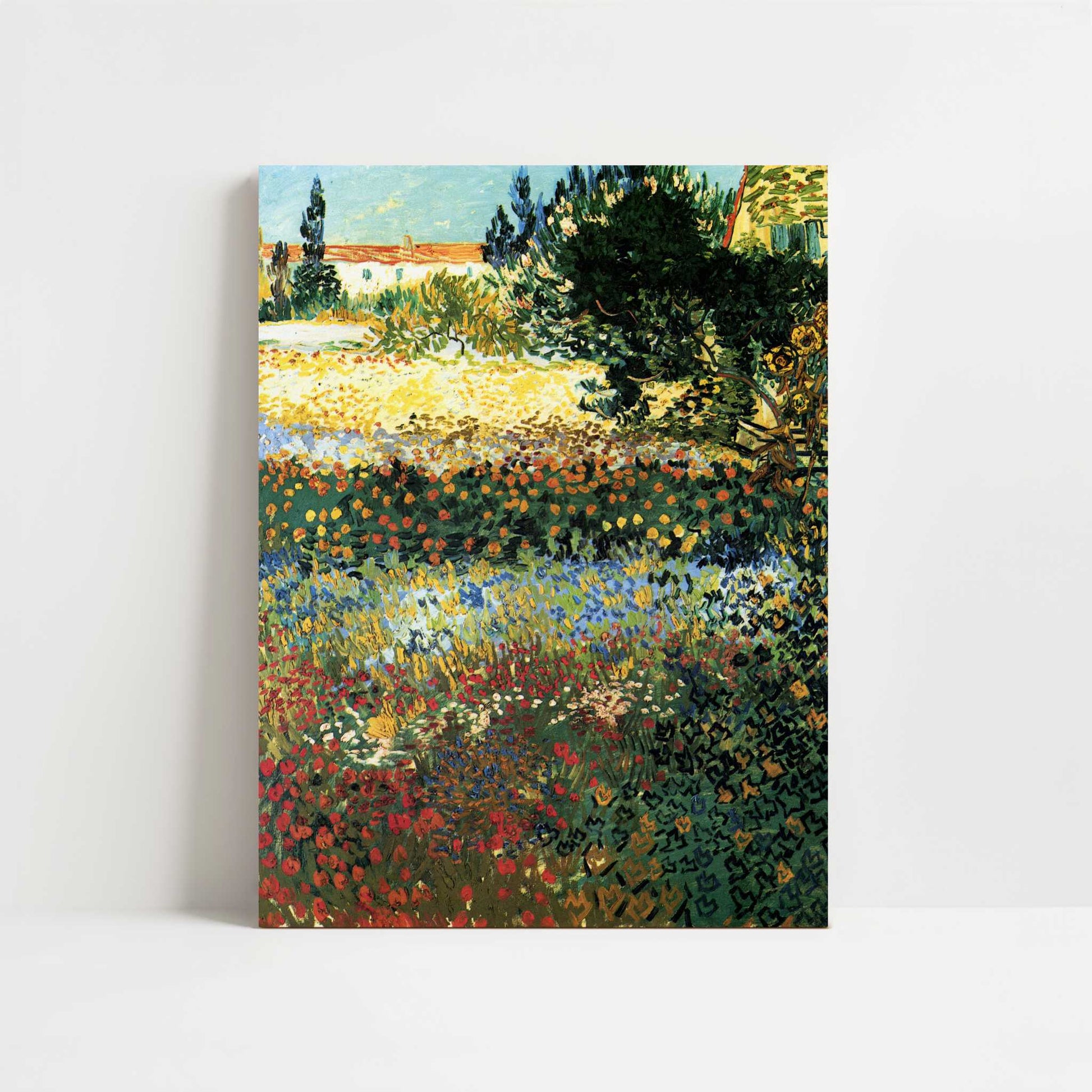 Garden with Flowers (1888) by Vincent van Gogh – Art Print - Unframed art print