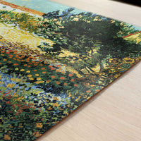 Garden with Flowers (1888) by Vincent van Gogh – Art Print - Close-up detail of the art print