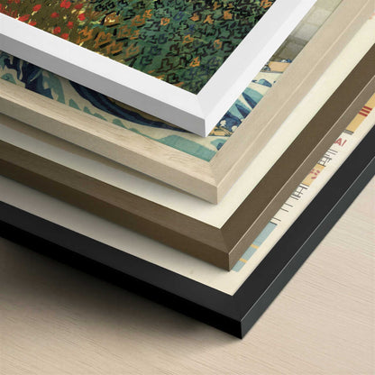 Garden with Flowers (1888) by Vincent van Gogh – Art Print - Close-up detail of the different frames