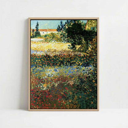 Framed Canvas - Framed canvas in oak color frame