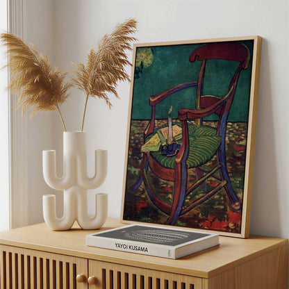 Framed Canvas - Framed canvas in a stylish interior setting