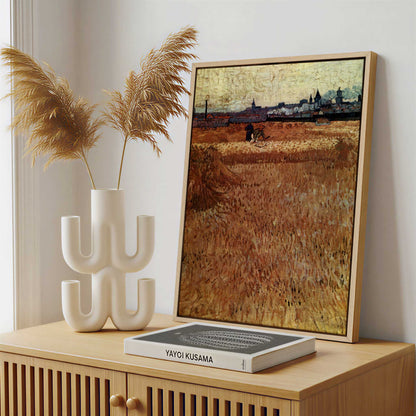 Framed Canvas - Framed canvas in a stylish interior setting