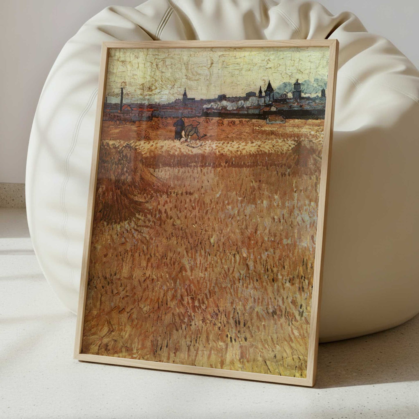 Harvest near Arles (1888) by Vincent van Gogh – Art Print - Interior inspiration