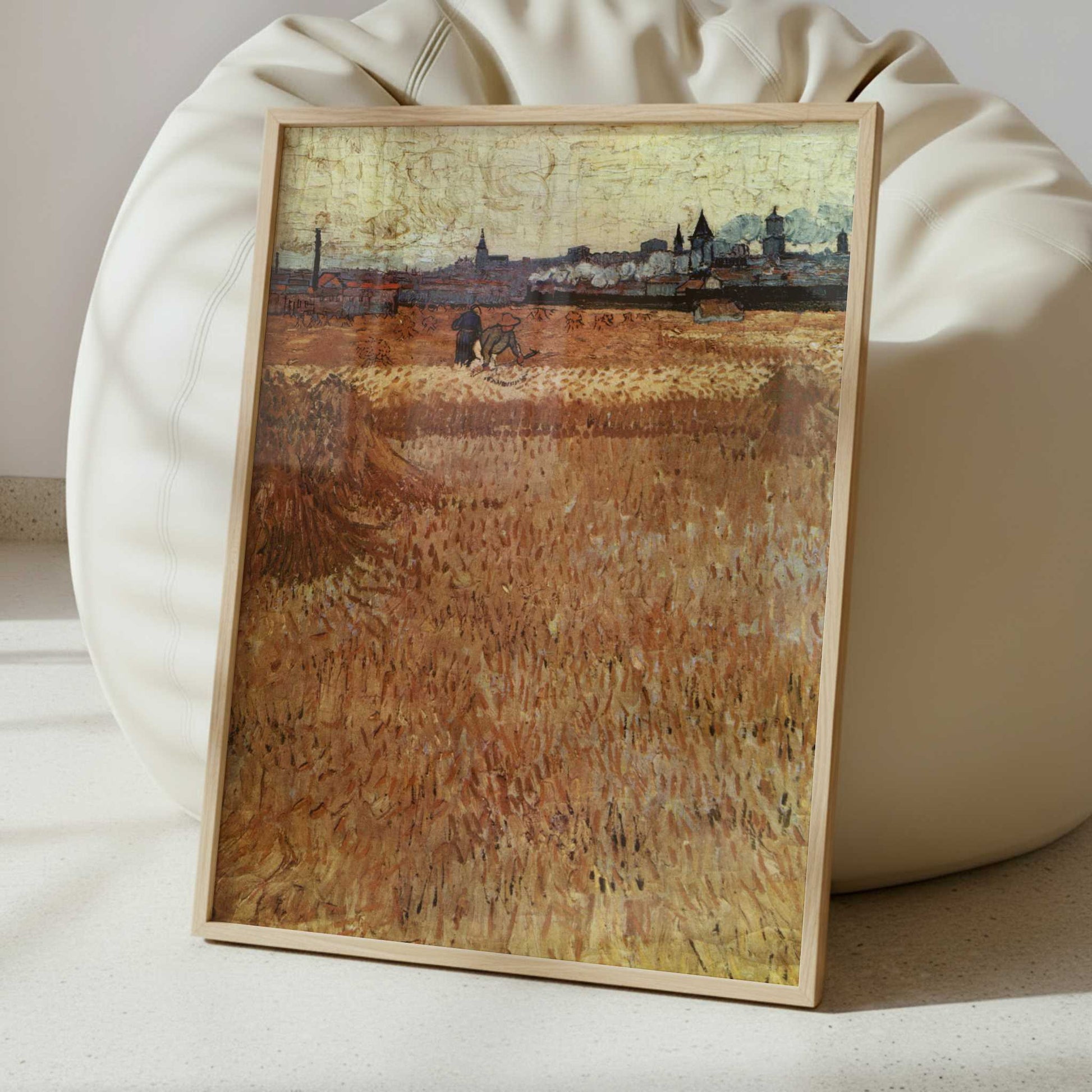 Harvest near Arles (1888) by Vincent van Gogh – Art Print - Interior inspiration