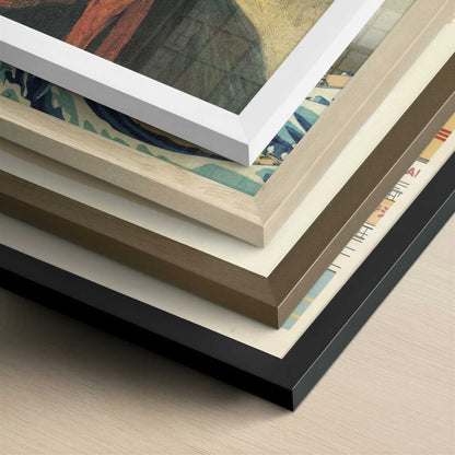 Head of a Peasant with Pipe (1884) by Van Gogh – Art Print - Close-up detail of the different frames