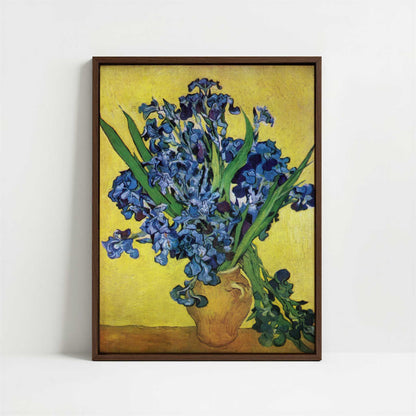 Framed Canvas - Framed canvas in dark wood color frame