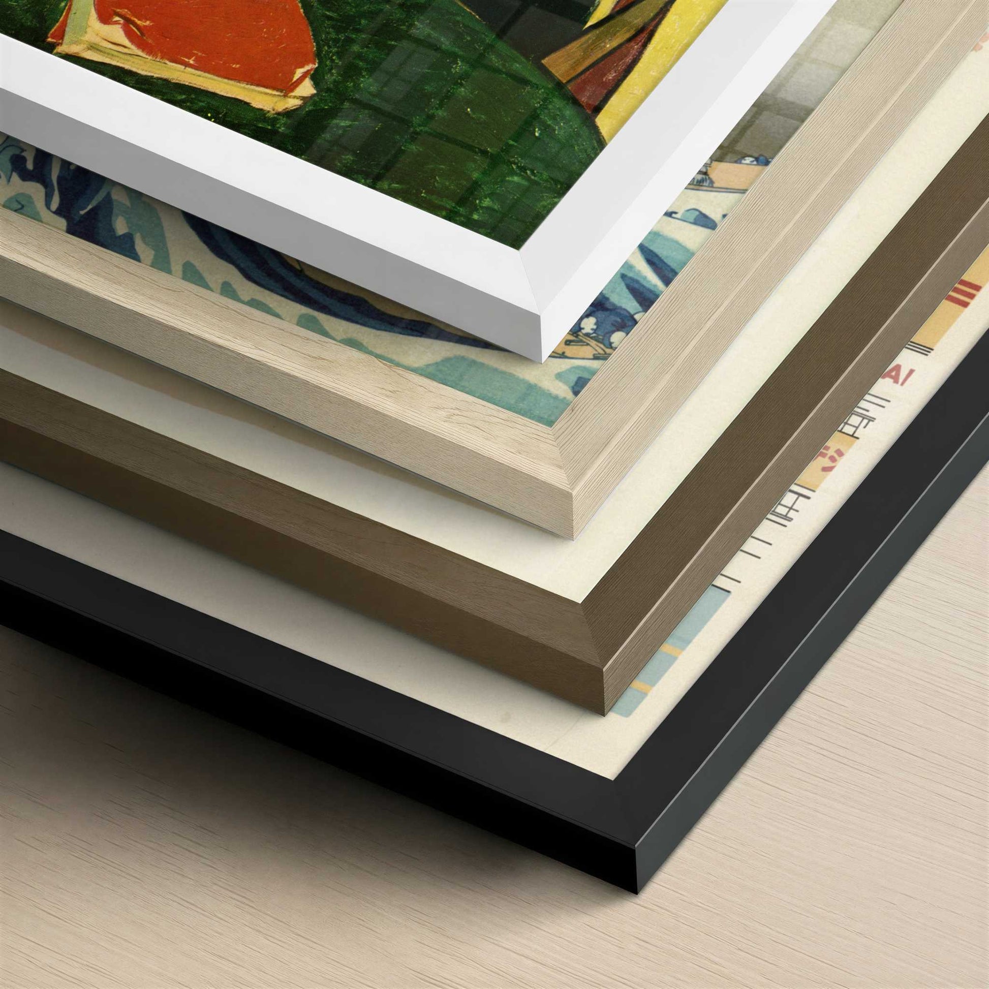 L'Arlésienne (1888) by Van Gogh – Art Print - Close-up detail of the different frames