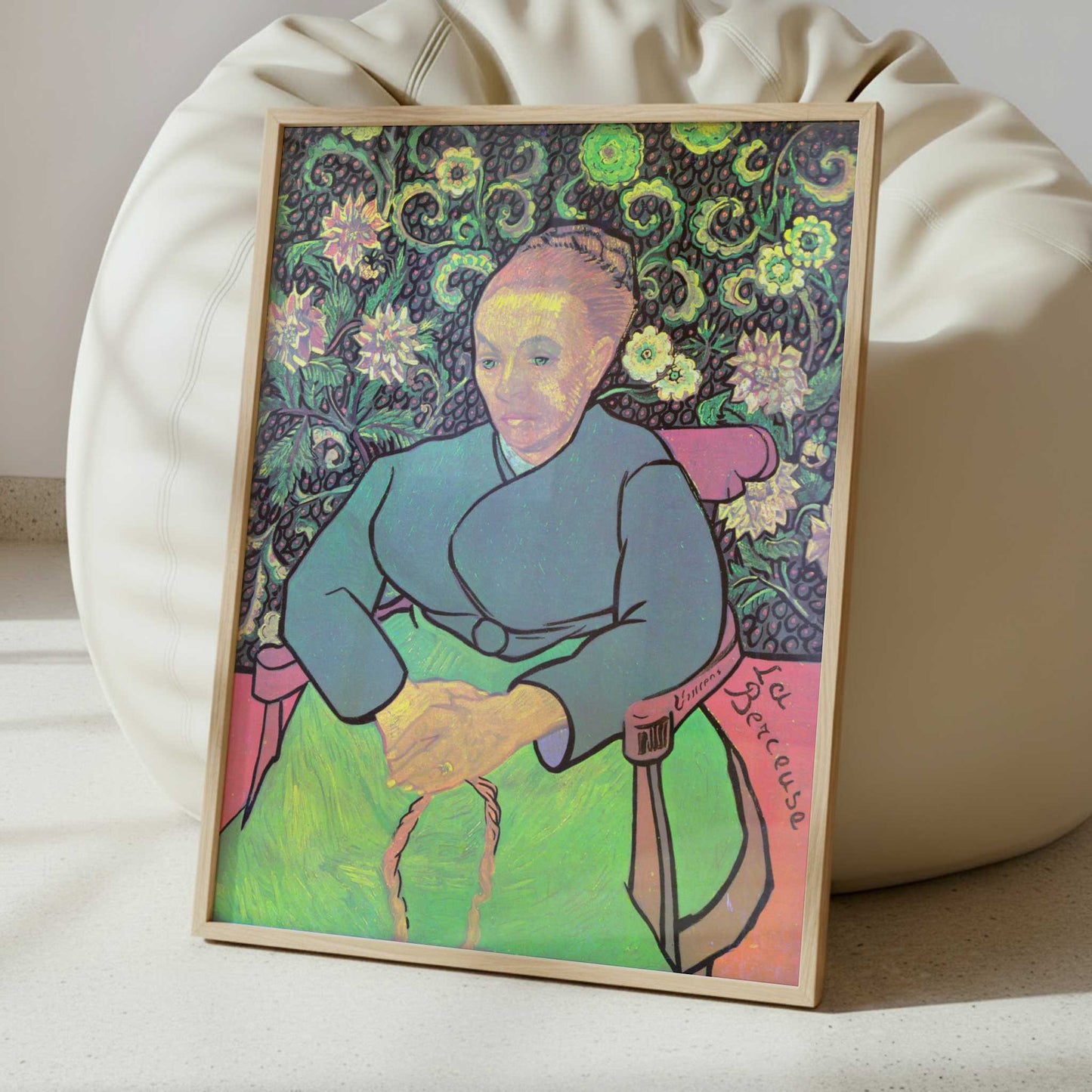 La Berceuse (1889) by Vincent van Gogh – Art Print - Interior inspiration