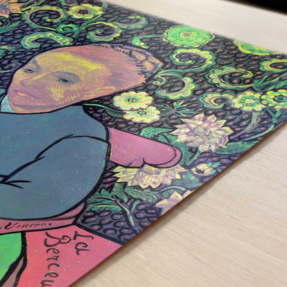 La Berceuse (1889) by Vincent van Gogh – Art Print - Close-up detail of the art print