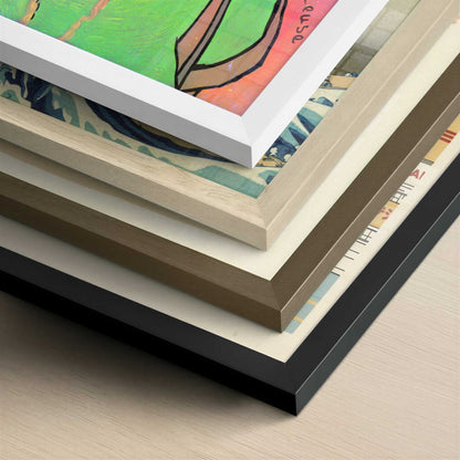 La Berceuse (1889) by Vincent van Gogh – Art Print - Close-up detail of the different frames