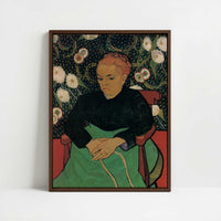 Framed Canvas - Framed canvas in dark wood color frame