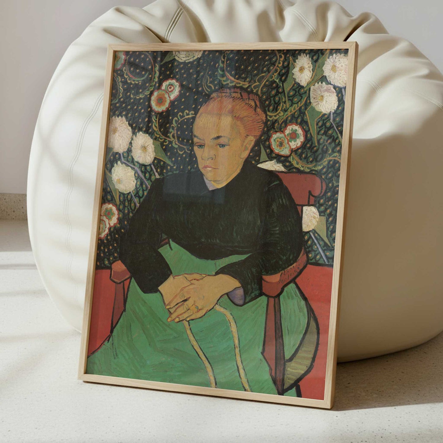 La Berceuse (1889) by Vincent van Gogh – Art Print - Interior inspiration