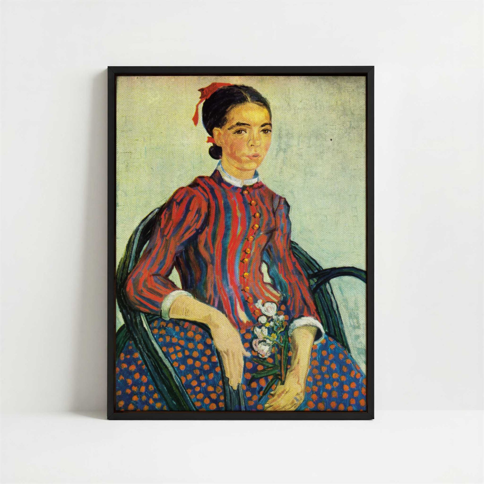 Framed Canvas - Framed canvas in black frame