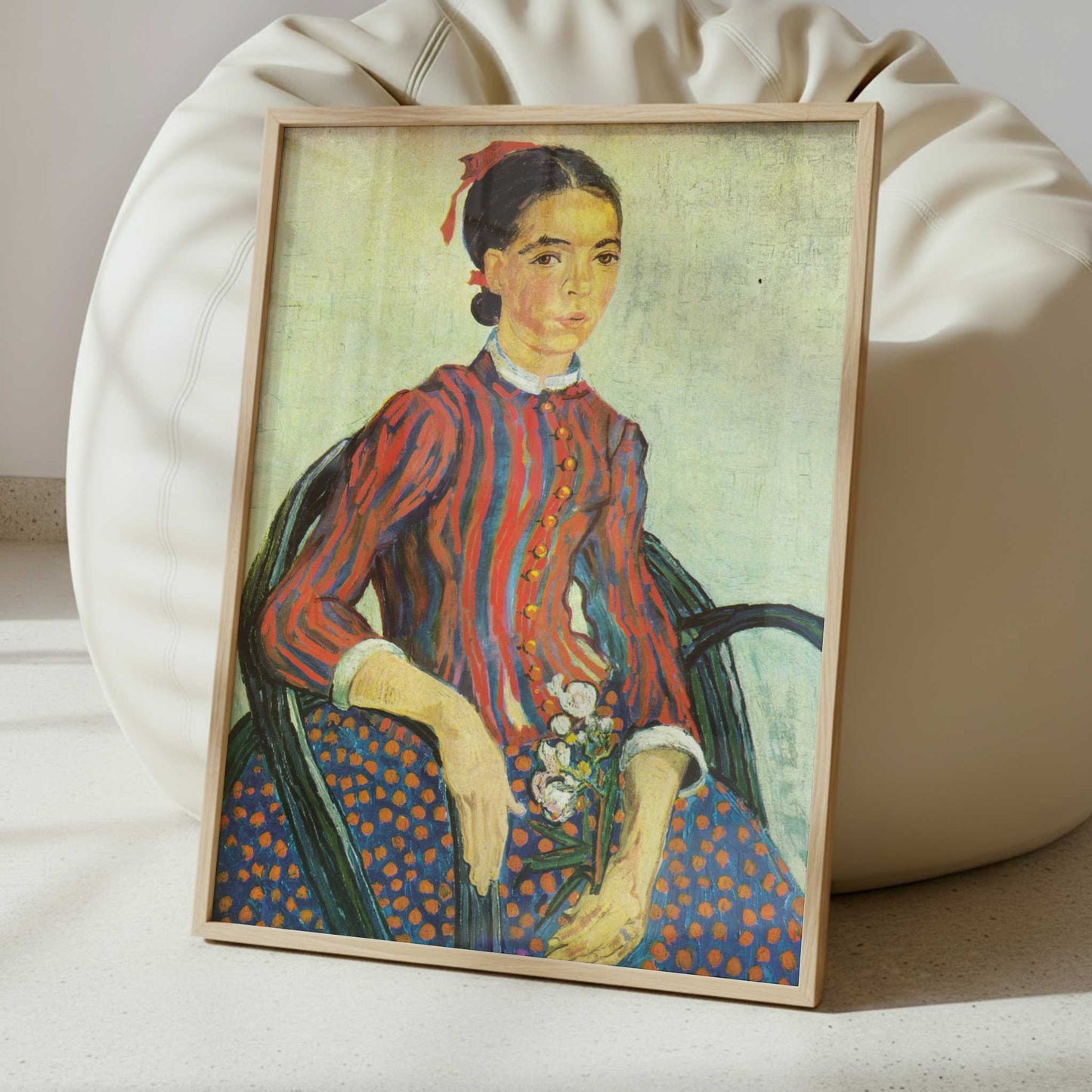 La Mousmé (1888) by Vincent van Gogh – Art Print - Interior inspiration