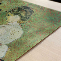 Marguerite Gachet at the Piano (1890) by Van Gogh – Art Print - Close-up detail of the art print