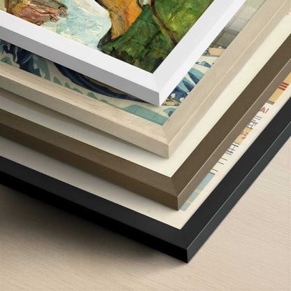 Mme Roulin & Her Baby (1888) by Vincent van Gogh – Art Print - Close-up detail of the different frames