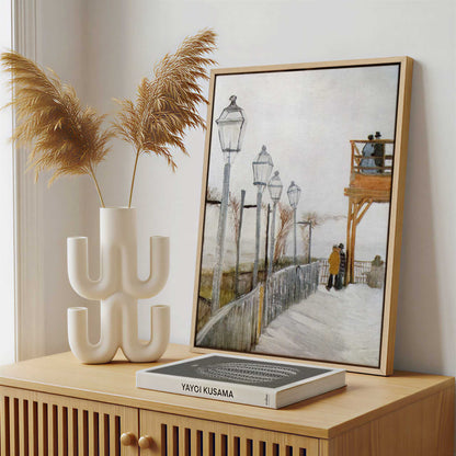 Framed Canvas - Framed canvas in a stylish interior setting