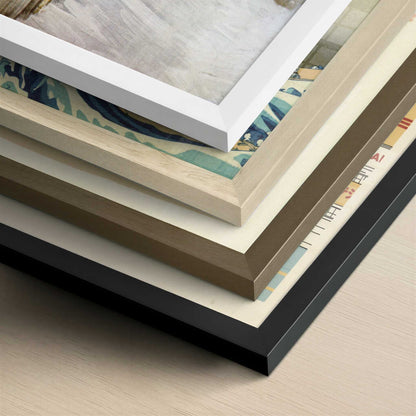 Montmartre (1886) by Van Gogh – Art Print - Close-up detail of the different frames