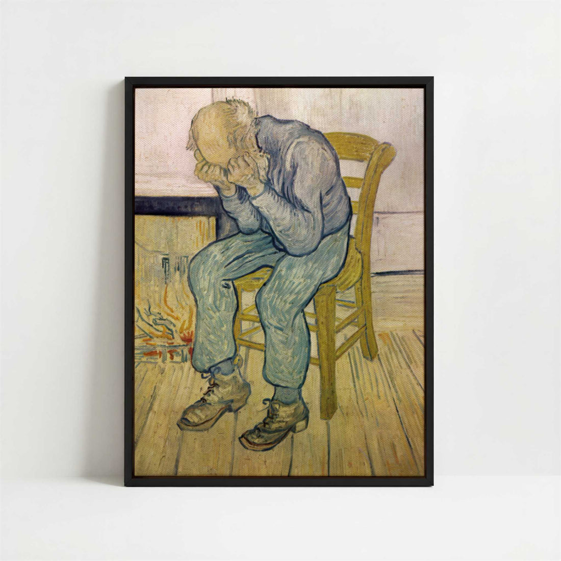 Framed Canvas - Framed canvas in black frame