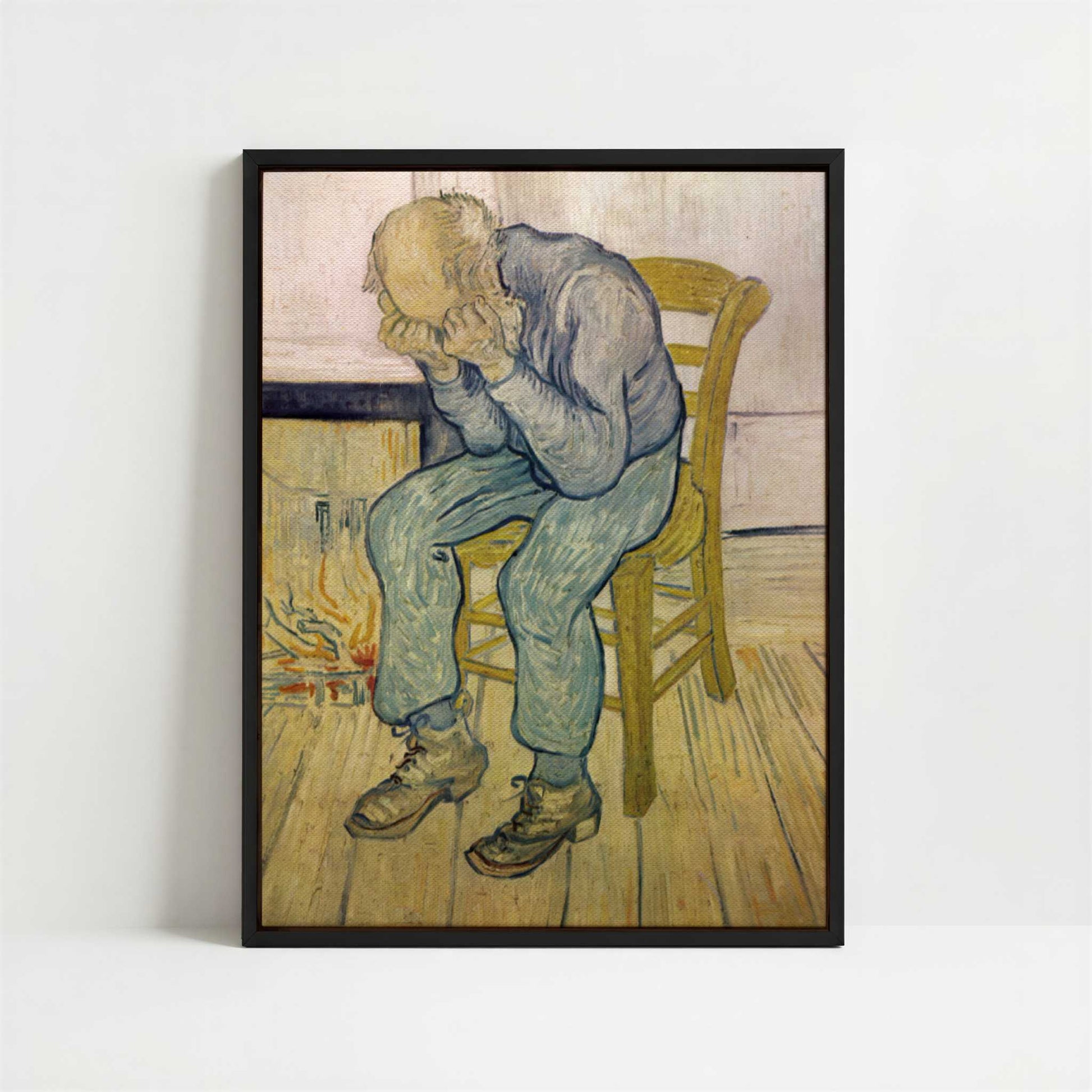 Framed Canvas - Framed canvas in black frame