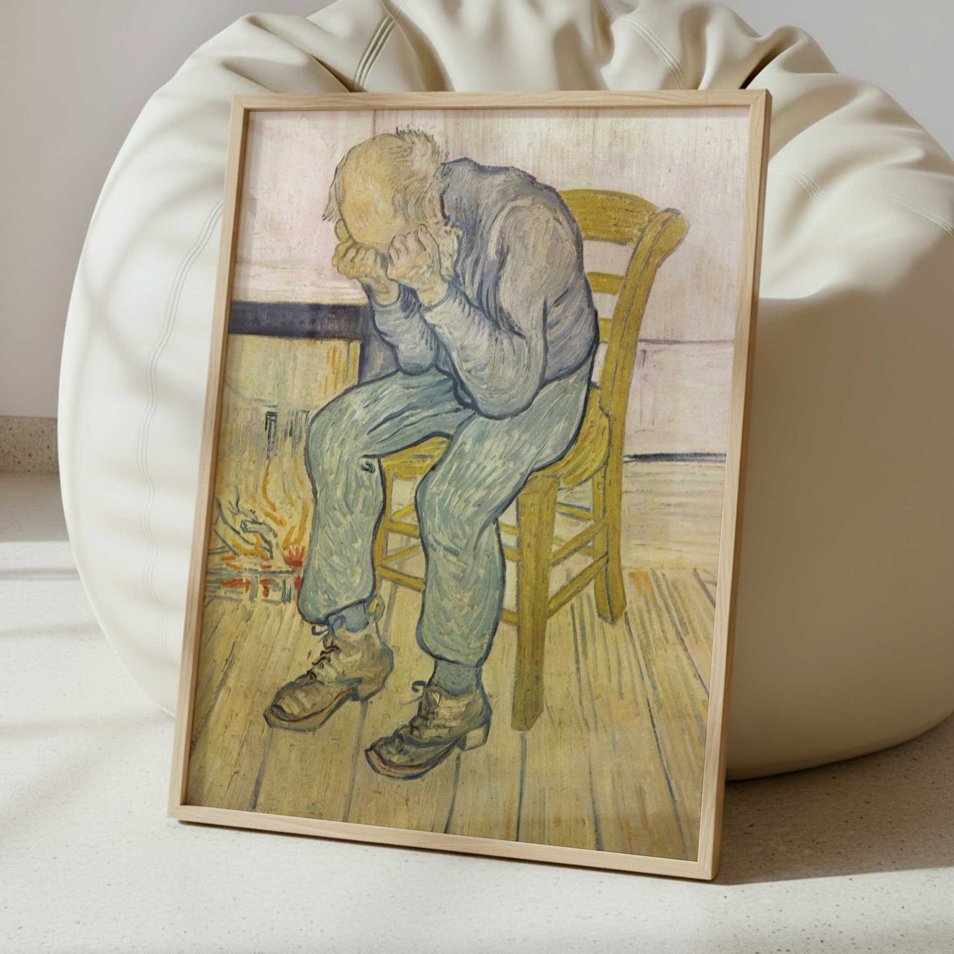 Old Man in Sorrow (1890) by Van Gogh – Art Print - Interior inspiration