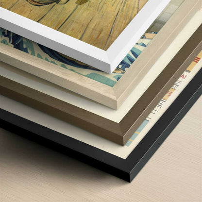 Old Man in Sorrow (1890) by Van Gogh – Art Print - Close-up detail of the different frames