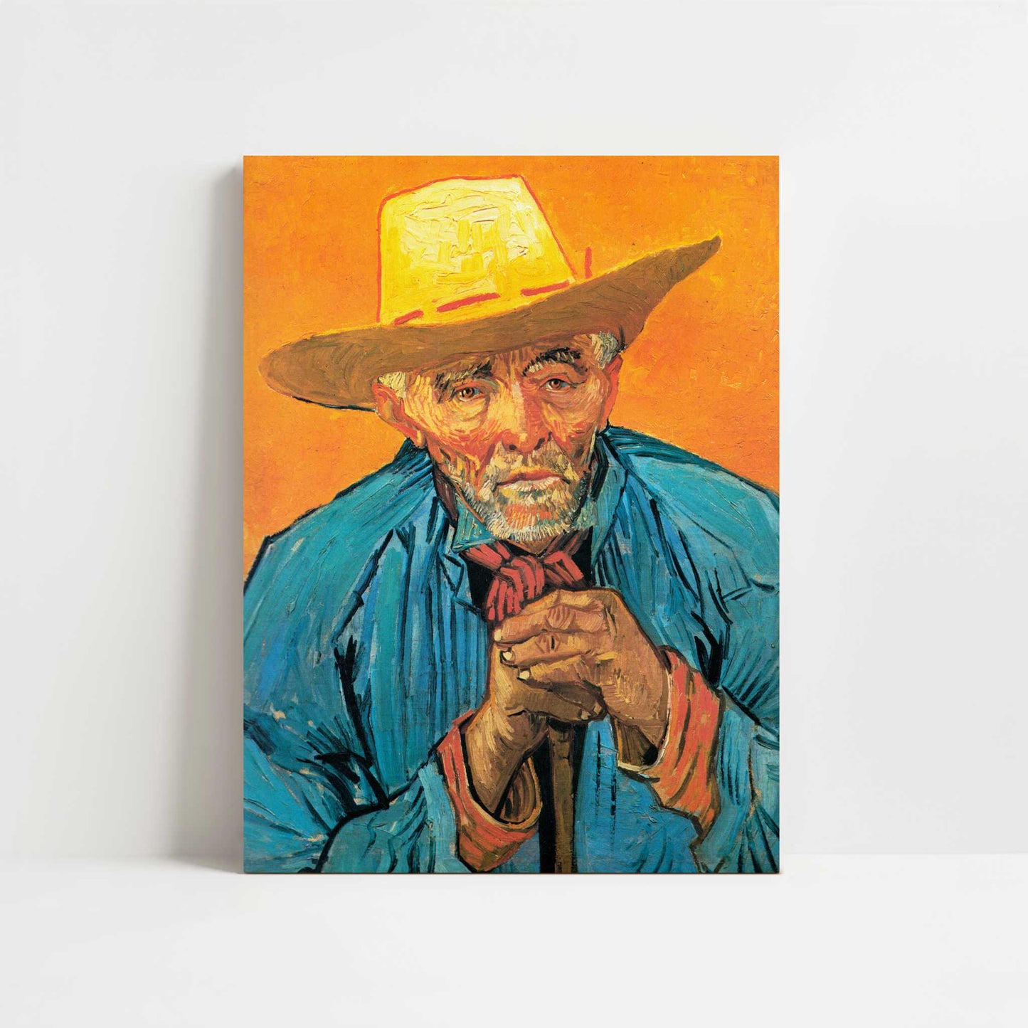 Old Peasant Patience Escalier (1888) by Vincent van Gogh – Art Print - Unframed art print