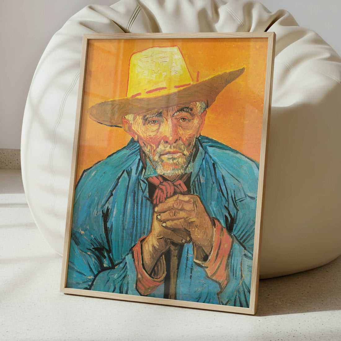 Old Peasant Patience Escalier (1888) by Vincent van Gogh – Art Print - Interior inspiration