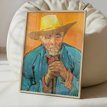 Old Peasant Patience Escalier (1888) by Vincent van Gogh – Art Print - Interior inspiration